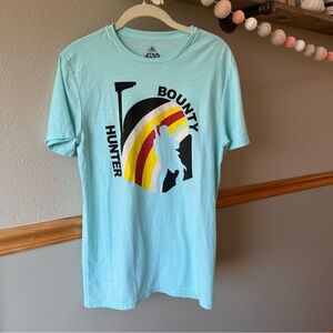 Disney Star Wars Tee - Aqua with Black Print